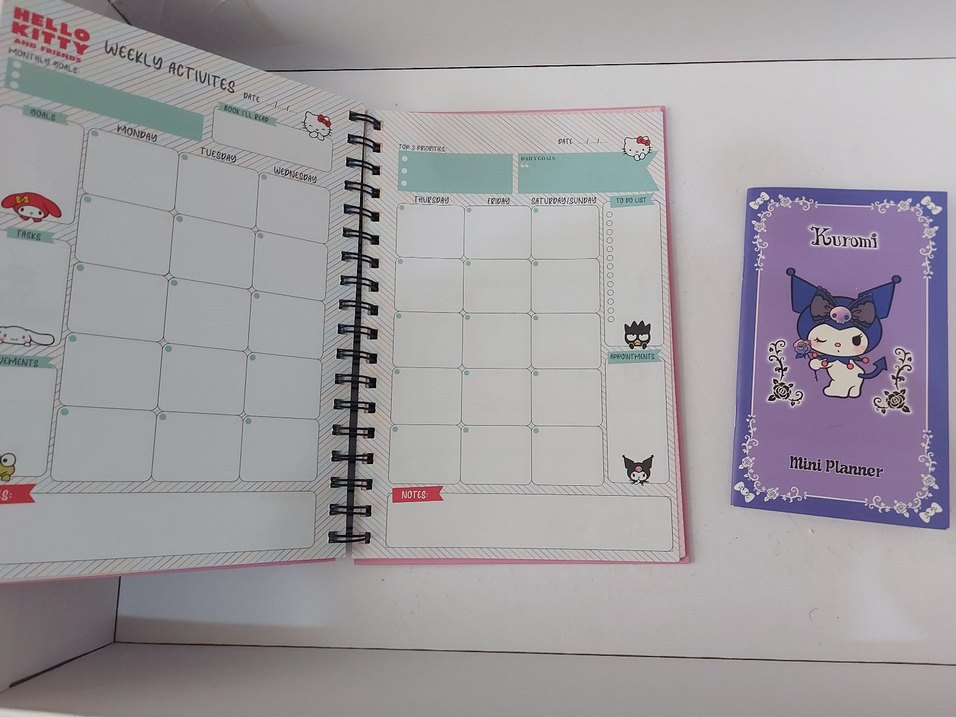 2 tane Kuromi Renkli Planlayıcı Defter - Görsel 4