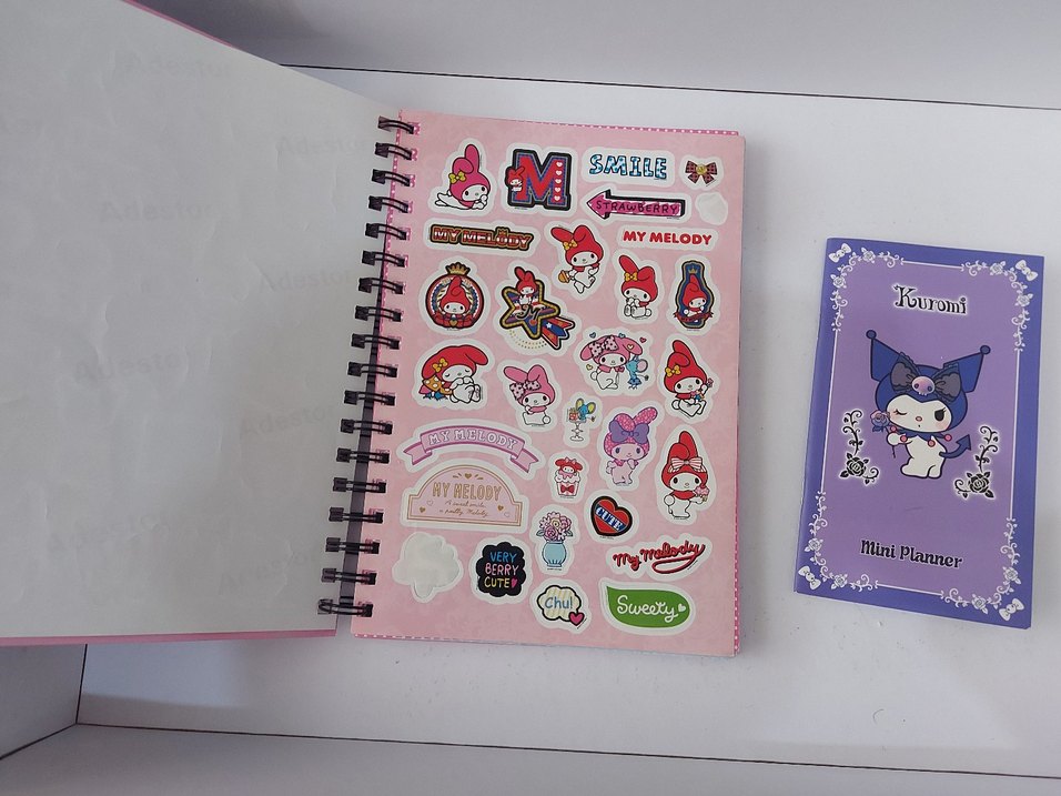 2 tane Kuromi Renkli Planlayıcı Defter - Görsel 3
