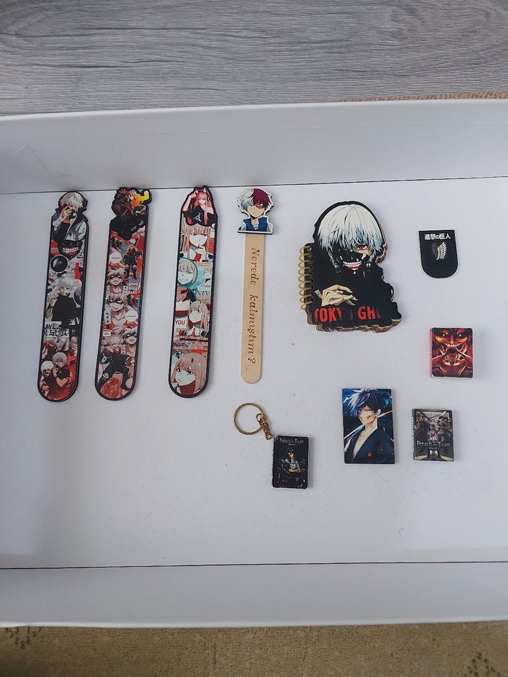 Animeli eşyalar set - Görsel 3