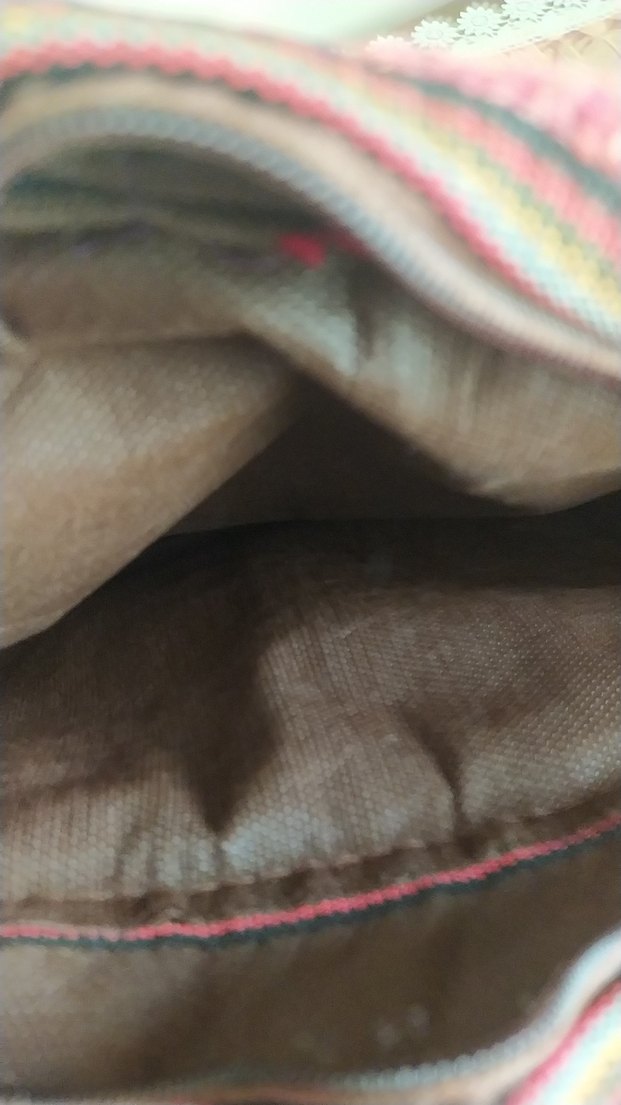 Bordo Bohem Çapraz Çanta Fermuarlı - Görsel 2