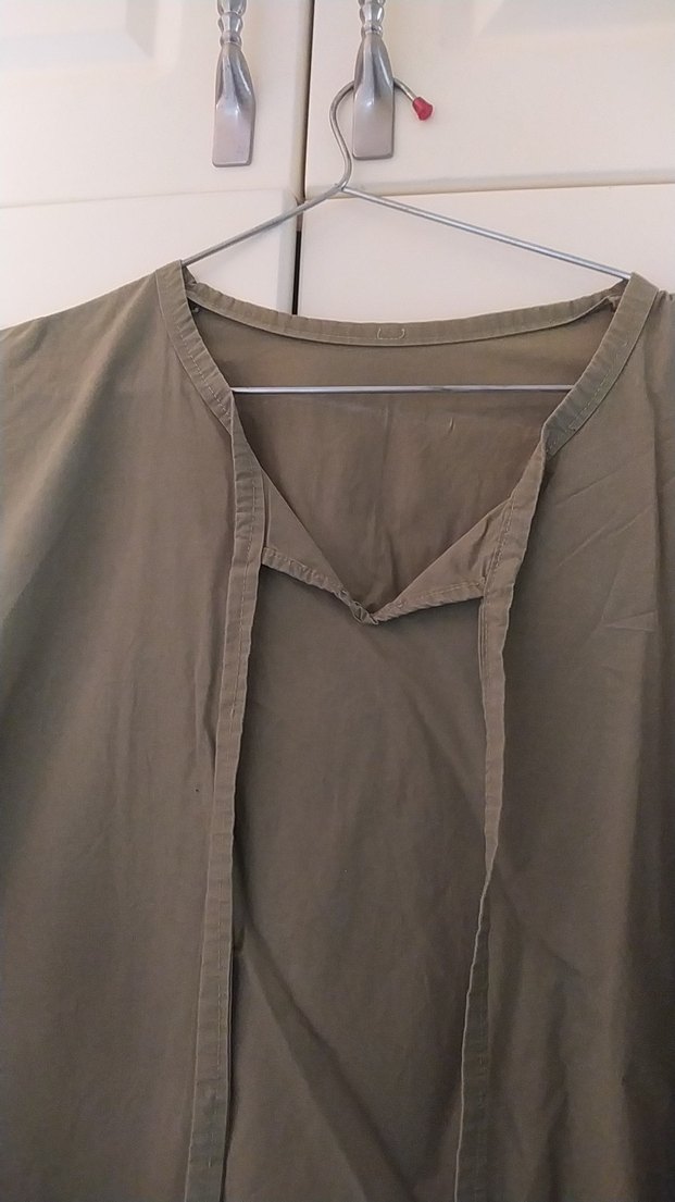 yeşil poplin özel dikim bluz - Görsel 2