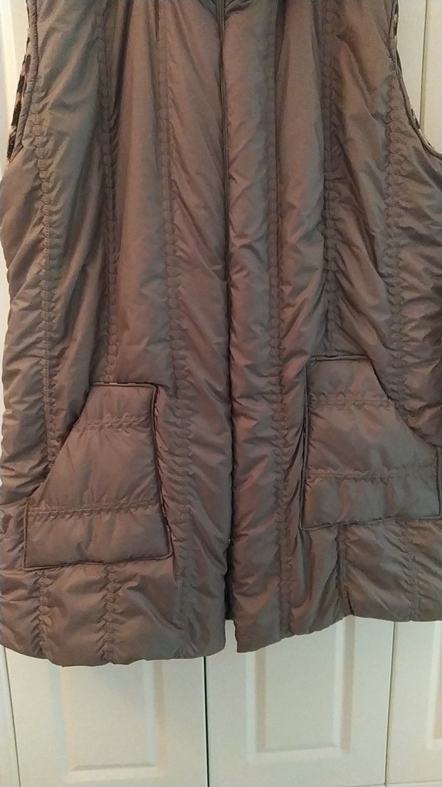 özel dikim füme sıfır şişme yelek - Görsel 2