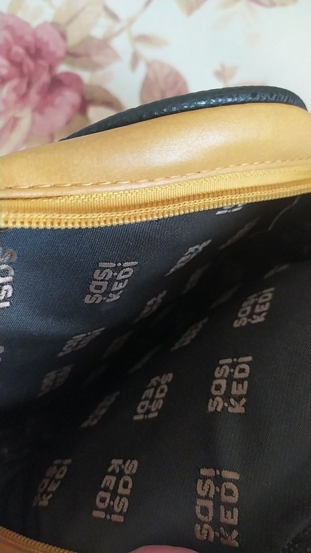 sarı Deri Bohem Kadın Çanta - Görsel 2