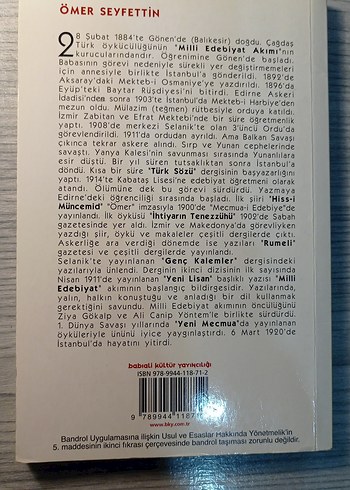 Ömer Seyfettin - Kaşağı Seçme Hikayeler 1 - Görsel 2