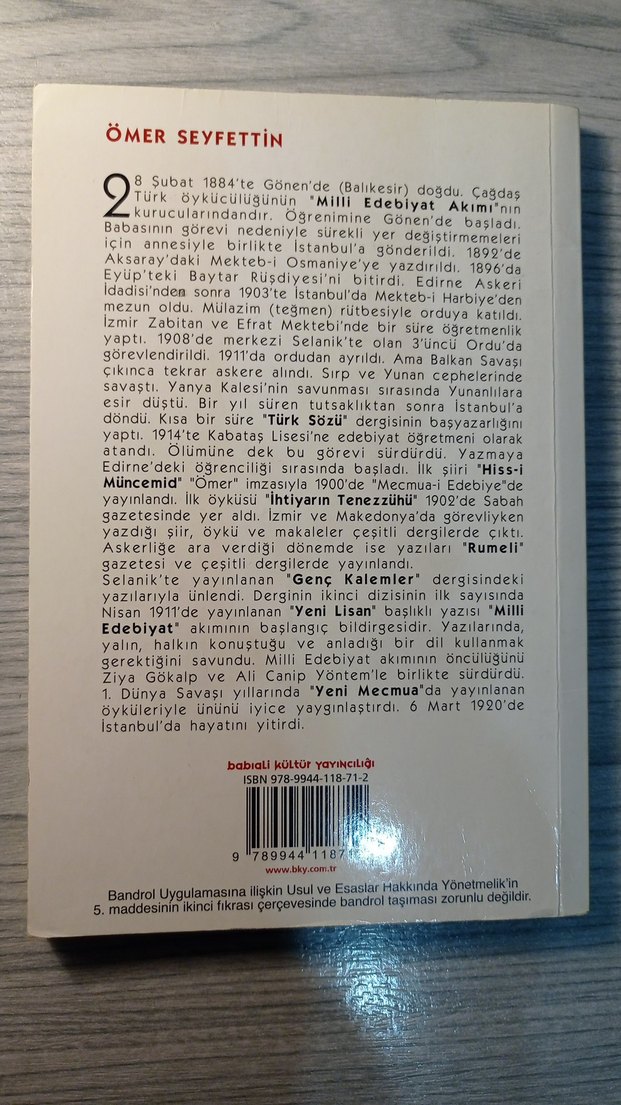 Ömer Seyfettin - Kaşağı Seçme Hikayeler 1 - Görsel 2