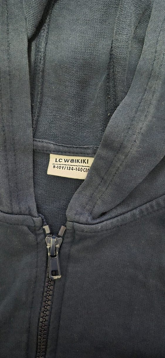 Erkek Çocuk Kapüşonlu Fermuarlı Sweatshirt - Görsel 3