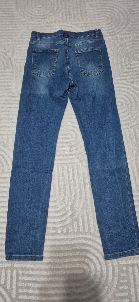 Unisex Mavi Denim Regular Fit Jean - Görsel 2