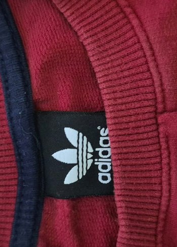 Adidas Kırmızı Erkek çocuk Sweatshirt - Görsel 2