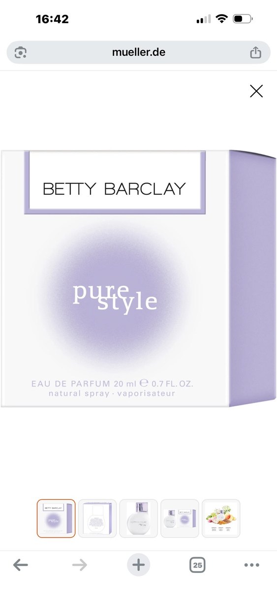 Betty Barclay Pure Style Kadın Parfümü 20 ml - Görsel 3