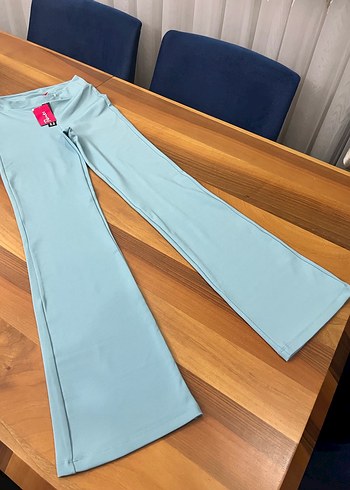 Penti turkuaz flare Uzun İspanyol Kadın Tayt pantolon - Görsel 5