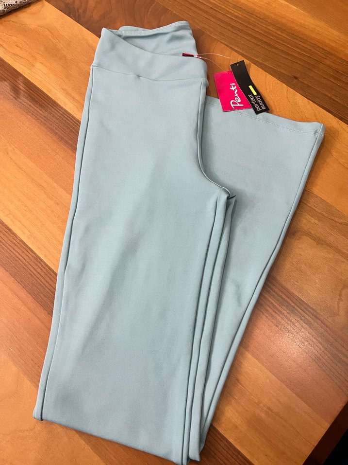 Penti turkuaz flare Uzun İspanyol Kadın Tayt pantolon - Görsel 4