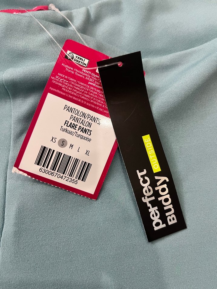 Penti turkuaz flare Uzun İspanyol Kadın Tayt pantolon - Görsel 3