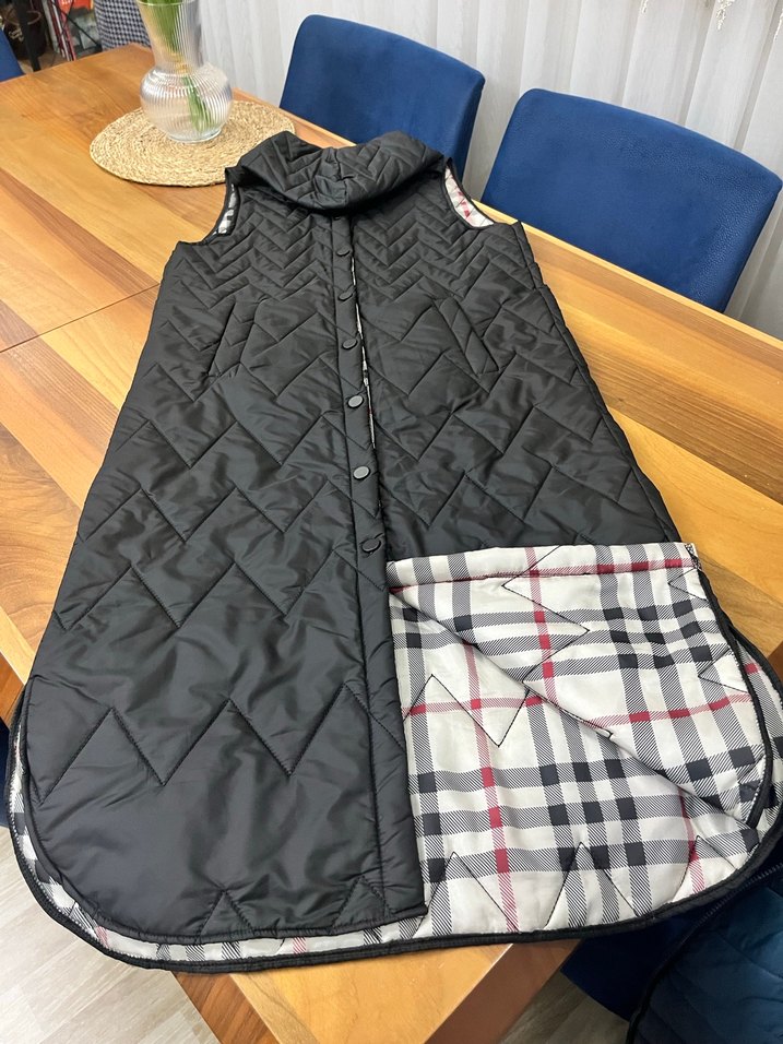 Efraze marka Mevsimlik siyah rahat şık kapitone yelek - Görsel 5