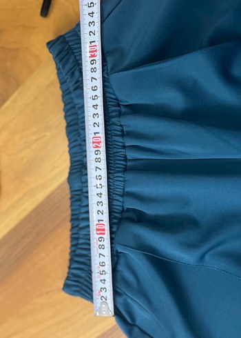 MassimoDonna marka,Petrol mavi kadın havuç kesim scuba pantolon. - Görsel 5