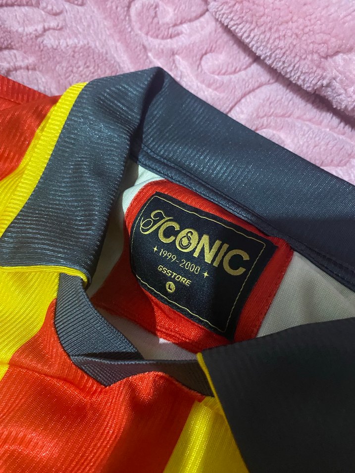 Marshall Baskılı Sarı-Kırmızı Erkek Forma - Görsel 3