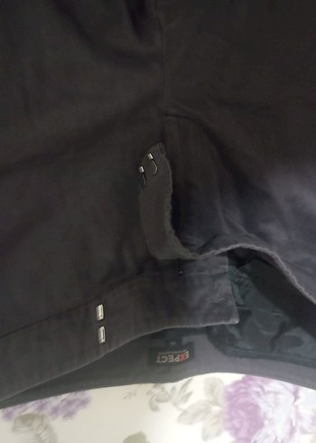 Gri Kemerli Rahat Kesim Keten Kadın Pantolon - Görsel 3