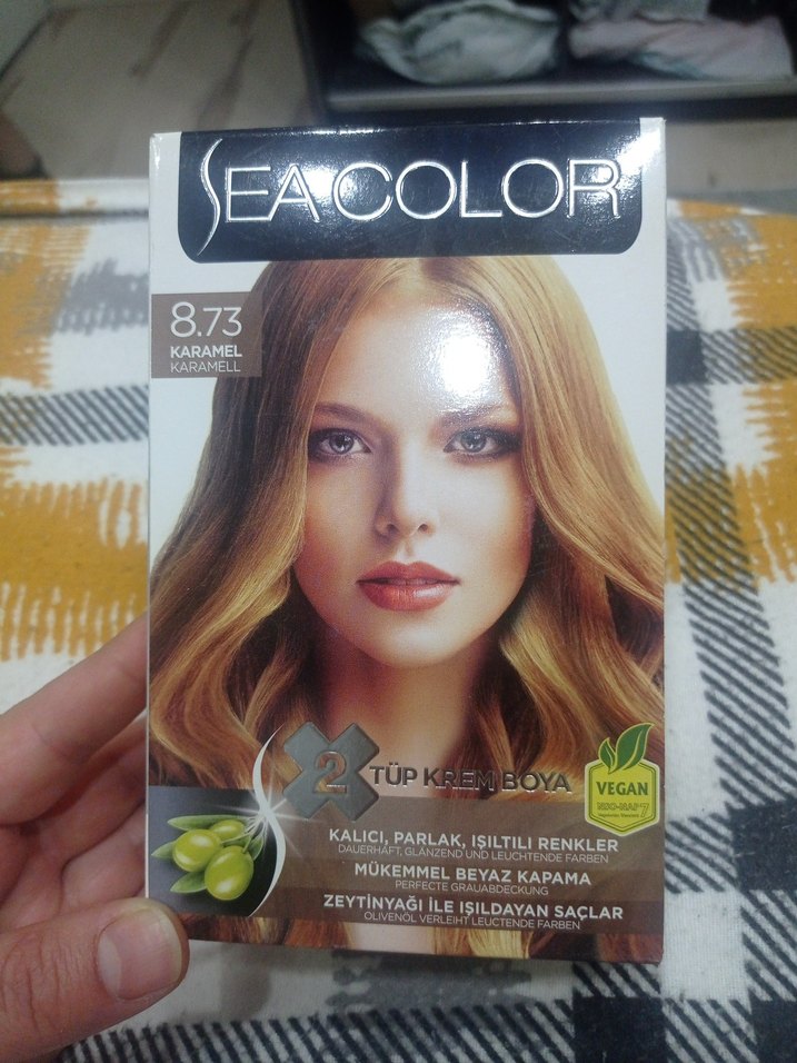 Sea Color 8.73 Karamel Saç Boyası - Görsel 2