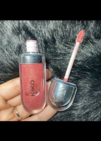 Parlak pembe gloss - Görsel 4