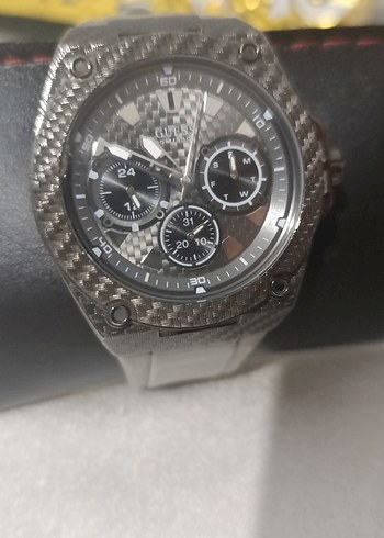 Guess Gri Erkek Biker Saat - Görsel 3