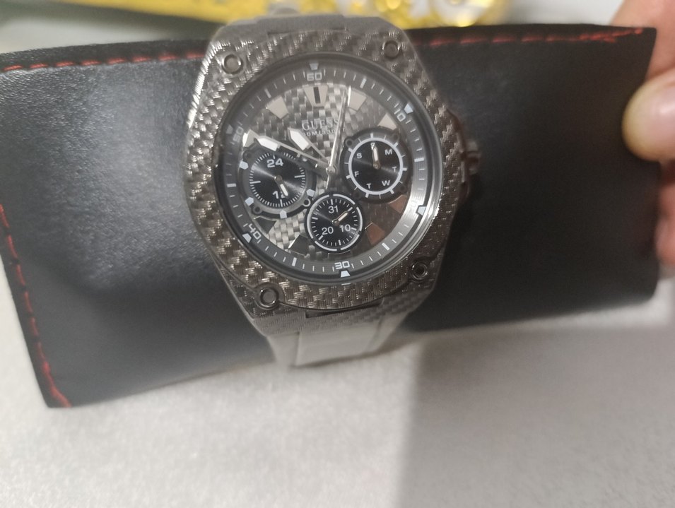 Guess Gri Erkek Biker Saat - Görsel 3