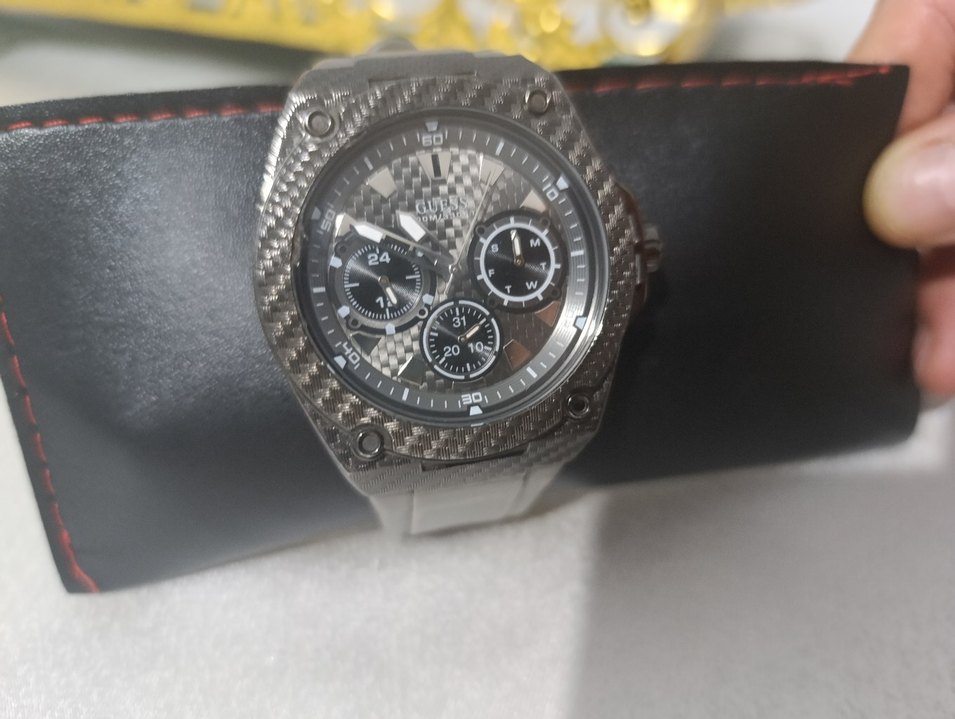 Guess Gri Erkek Biker Saat - Görsel 4