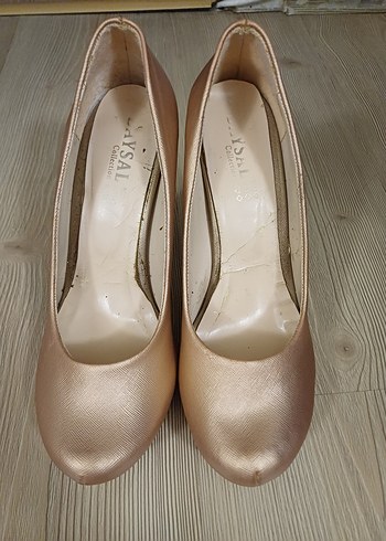 Bej Platform Topuklu Kadın Stiletto - Görsel 2