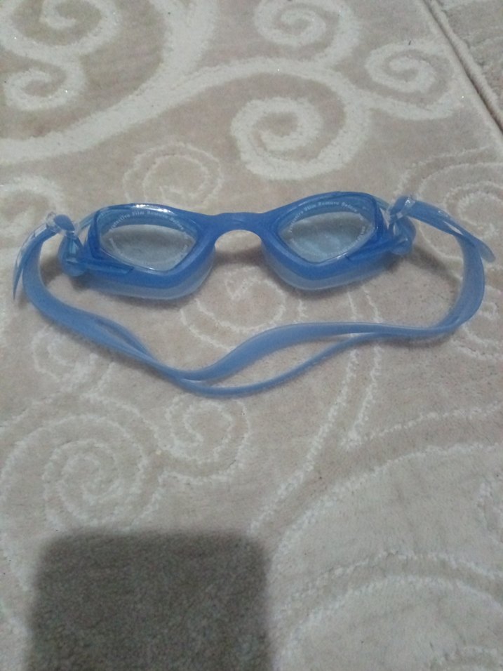 Mavi Elastik Yüzücü Gözlüğü - Görsel 3