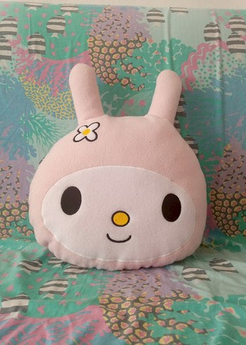 Pastel Pembe Tavşan Yumuşak Oyuncak - Görsel 2