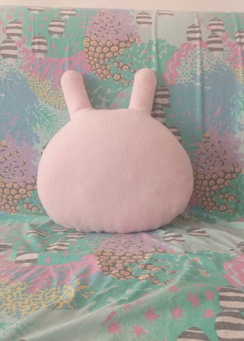 Pastel Pembe Tavşan Yumuşak Oyuncak - Görsel 3