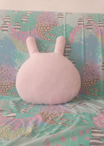 Pastel Pembe Tavşan Yumuşak Oyuncak - Görsel 4