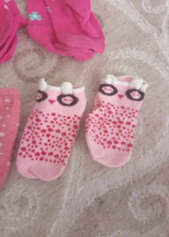 Çocuklar için Renkli Pembe Taytlar - Görsel 4