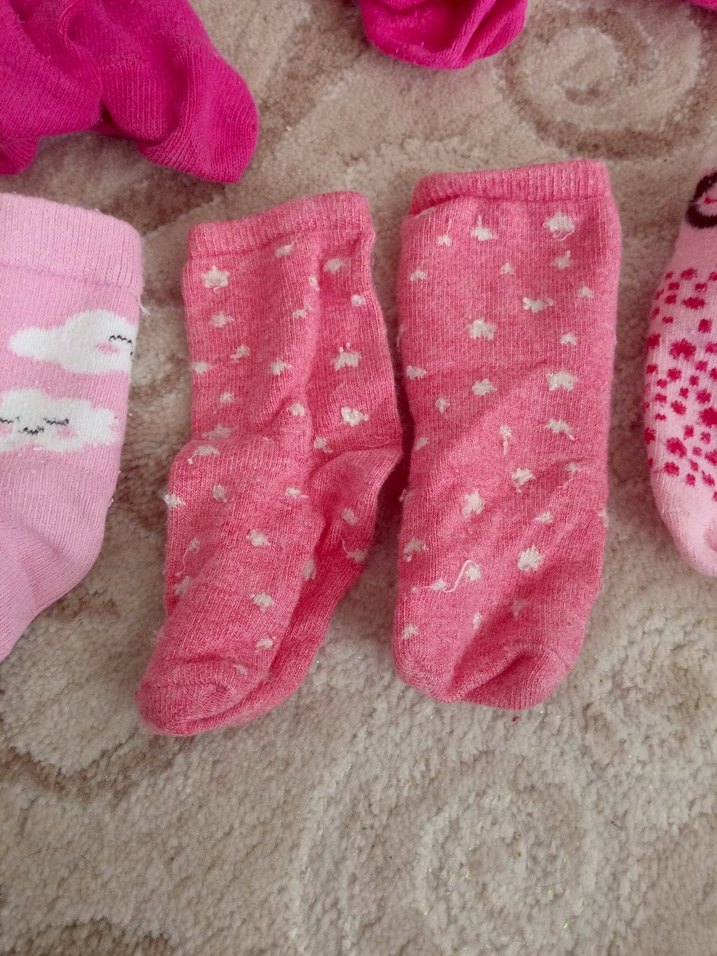 Çocuklar için Renkli Pembe Taytlar - Görsel 3