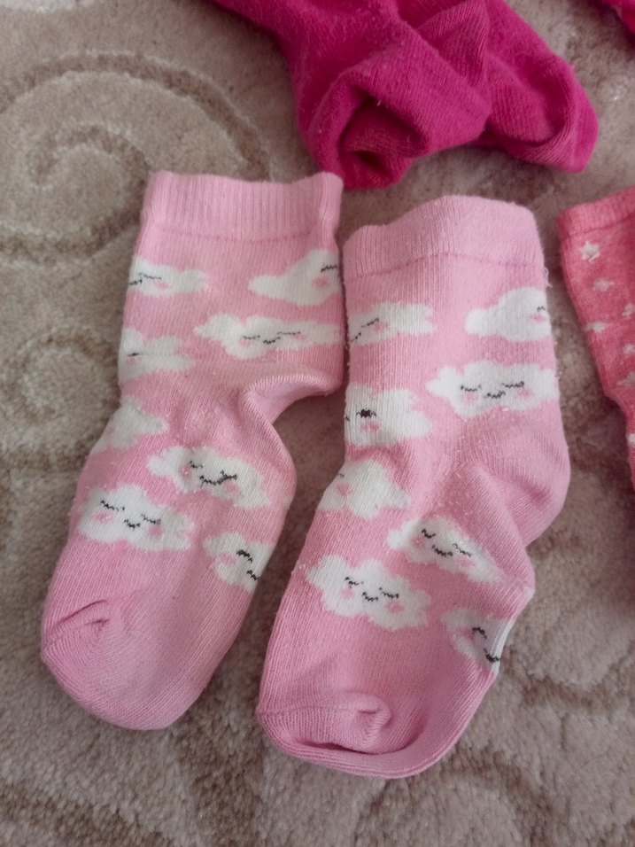 Çocuklar için Renkli Pembe Taytlar - Görsel 2