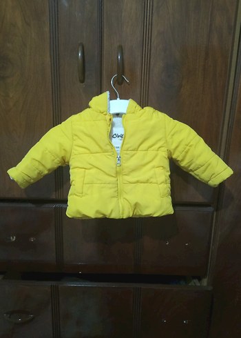 Sarı Fermuarlı Kız Çocuk Ceket - Görsel 3