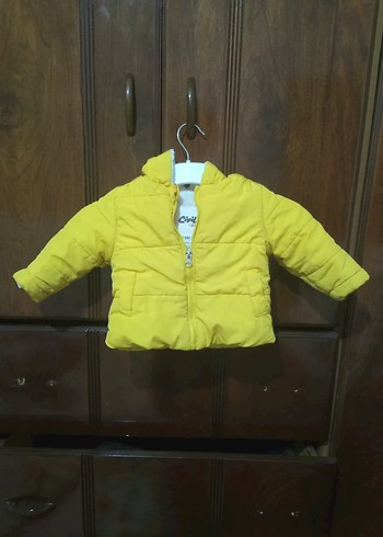 Sarı Fermuarlı Kız Çocuk Ceket - Görsel 4