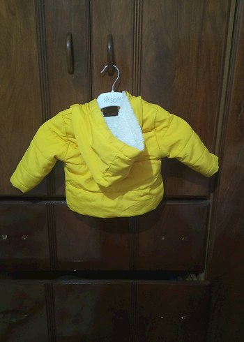 Sarı Fermuarlı Kız Çocuk Ceket - Görsel 5