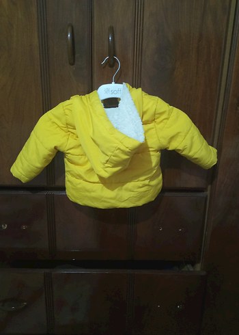 Sarı Fermuarlı Kız Çocuk Ceket - Görsel 6