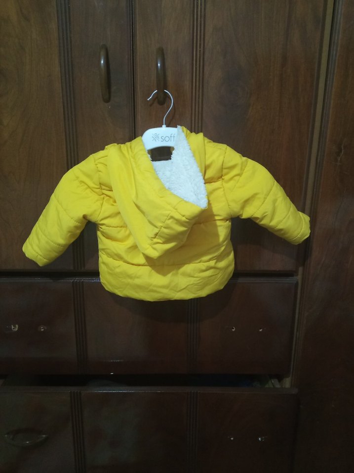 Sarı Fermuarlı Kız Çocuk Ceket - Görsel 5
