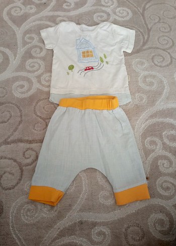 Pamuklu Baskılı Bebek Erkek Kısa Kollu Takım - Görsel 2