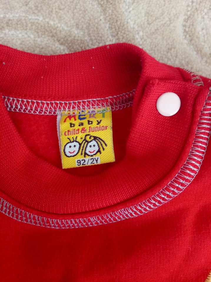 Renkli Baskılı Bebek kazağı - Görsel 4