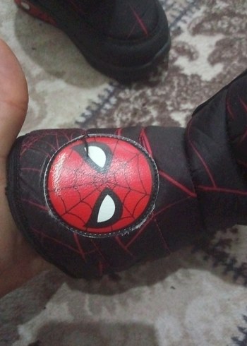 Kırmızı Örümcek Adam Desenli Erkek Bot - Görsel 3