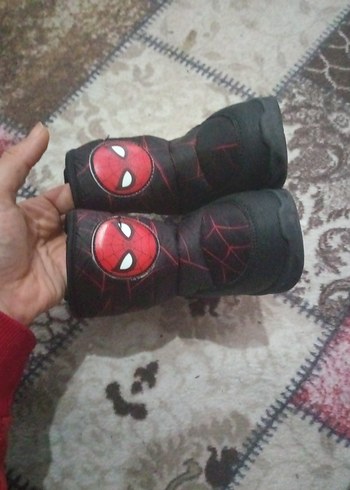 Kırmızı Örümcek Adam Desenli Erkek Bot - Görsel 2