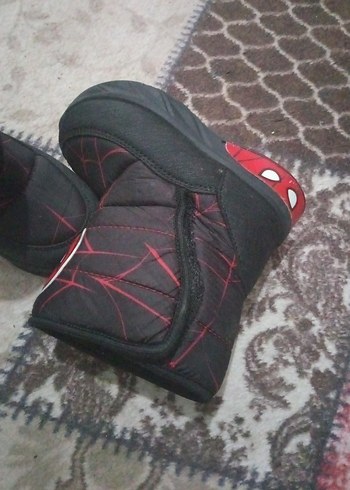 Kırmızı Örümcek Adam Desenli Erkek Bot - Görsel 5