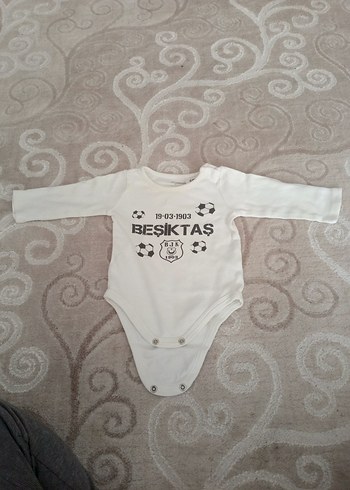 Beşiktaş Uzun Kollu Bebek Body - Görsel 2