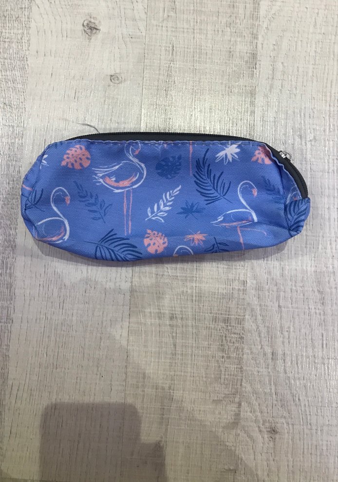 Renkli Desenli Mavi Bebek Çantası - Görsel 3