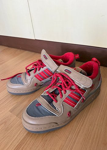 Adidas Forum Low 84 Camp Kırmızı Bağcıklı Kadın Spor Ayakkabı - Görsel 2