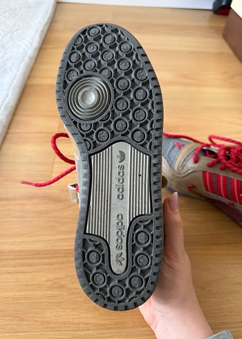 Adidas Forum Low 84 Camp Kırmızı Bağcıklı Kadın Spor Ayakkabı - Görsel 4