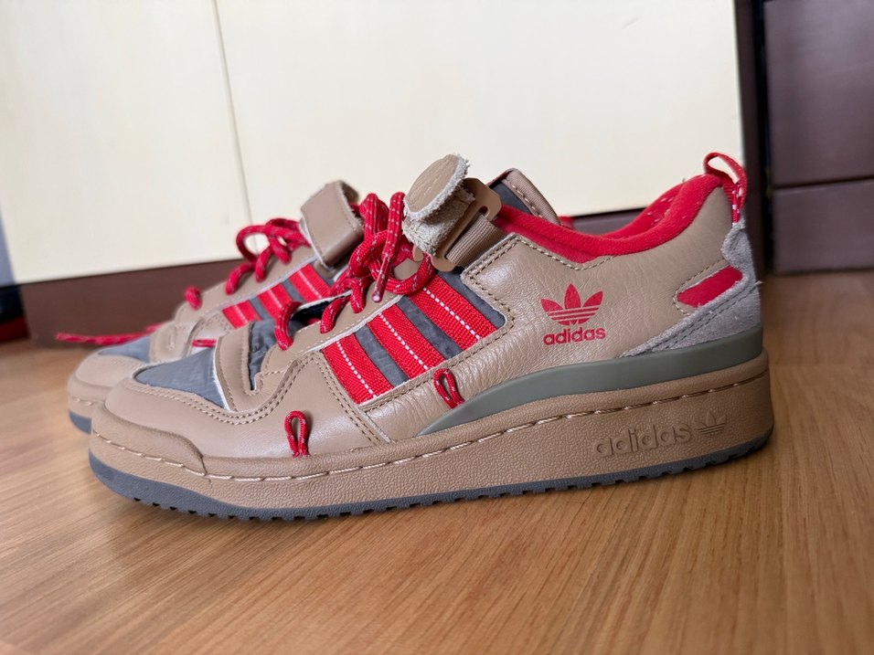Adidas Forum Low 84 Camp Kırmızı Bağcıklı Kadın Spor Ayakkabı - Görsel 3