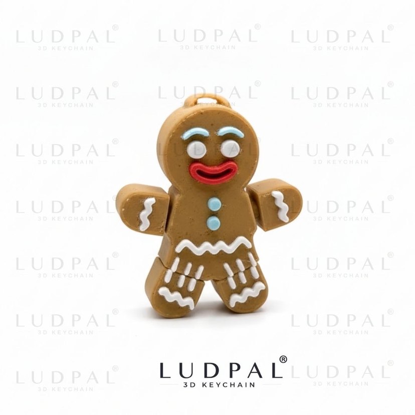 Kurabiye Adam Anahtarlık - Görsel 2