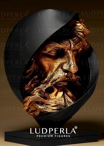 Mitolojik Yaşlı Bilge Büst - Görsel 3